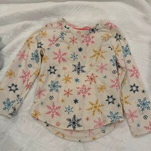 Snowflake Patterned Kids Shirt